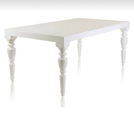 White Gloss rectangular table